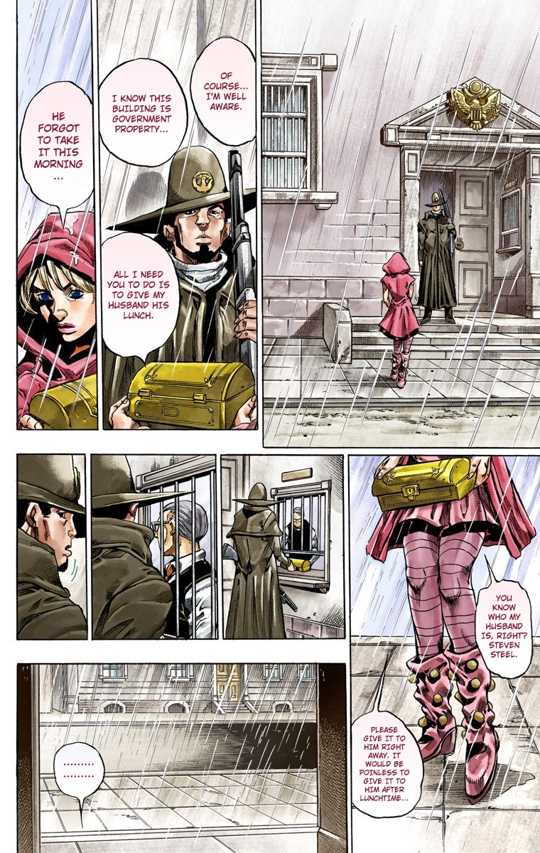 JoJo's Bizarre Adventure Steel Ball Run Colored Manga