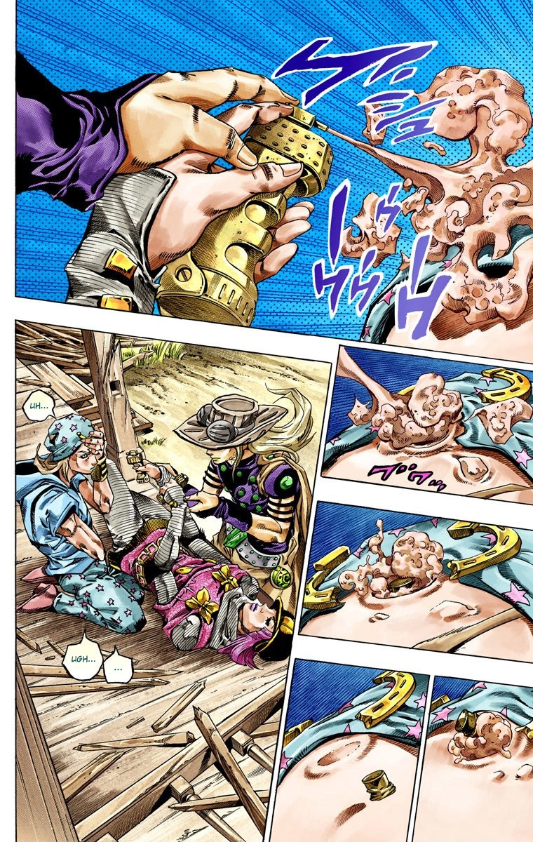 JoJo's Bizarre Adventure Steel Ball Run Colored Manga