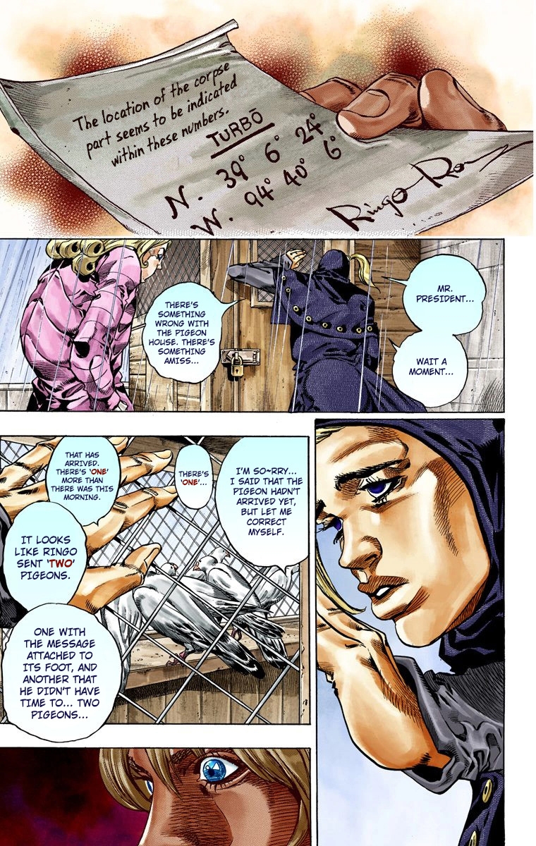 JoJo's Bizarre Adventure Steel Ball Run Colored Manga