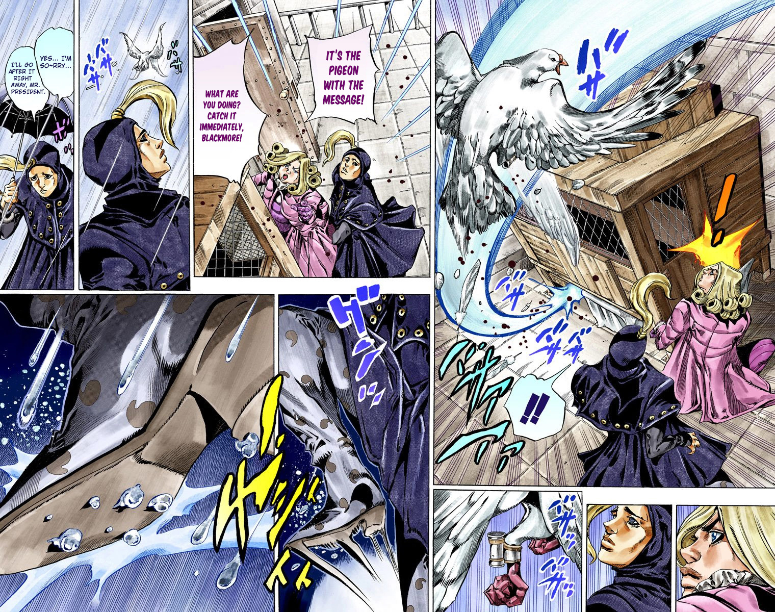 JoJo's Bizarre Adventure Steel Ball Run Colored Manga
