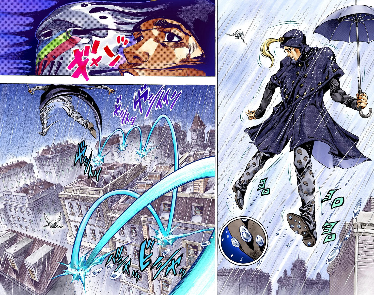 JoJo's Bizarre Adventure Steel Ball Run Colored Manga