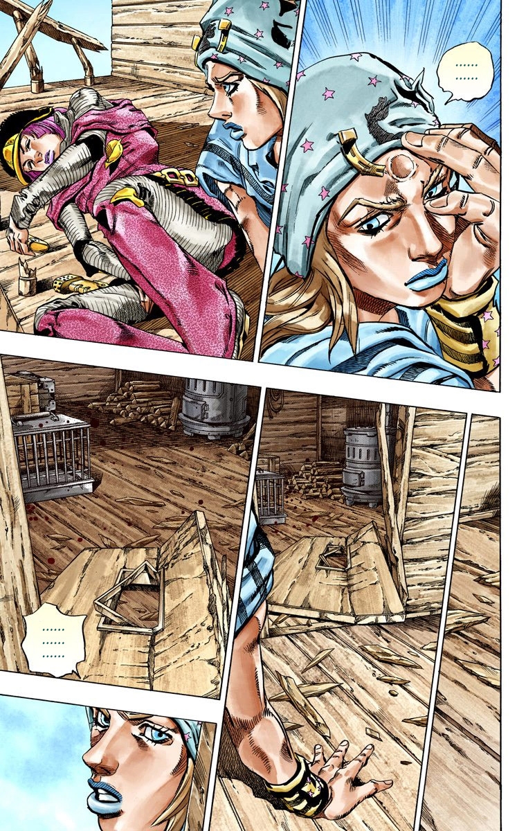 JoJo's Bizarre Adventure Steel Ball Run Colored Manga