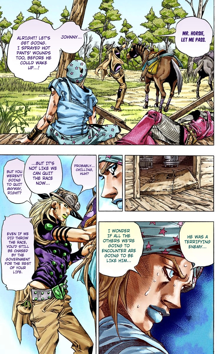 JoJo's Bizarre Adventure Steel Ball Run Colored Manga