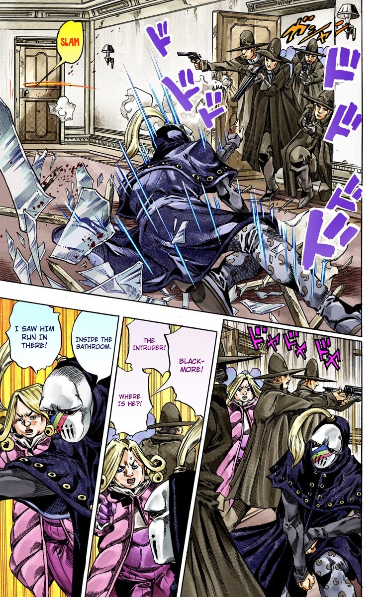 JoJo's Bizarre Adventure Steel Ball Run Colored Manga