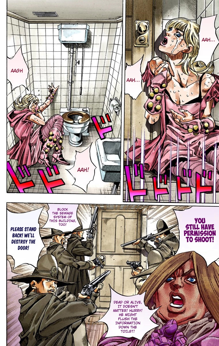 JoJo's Bizarre Adventure Steel Ball Run Colored Manga