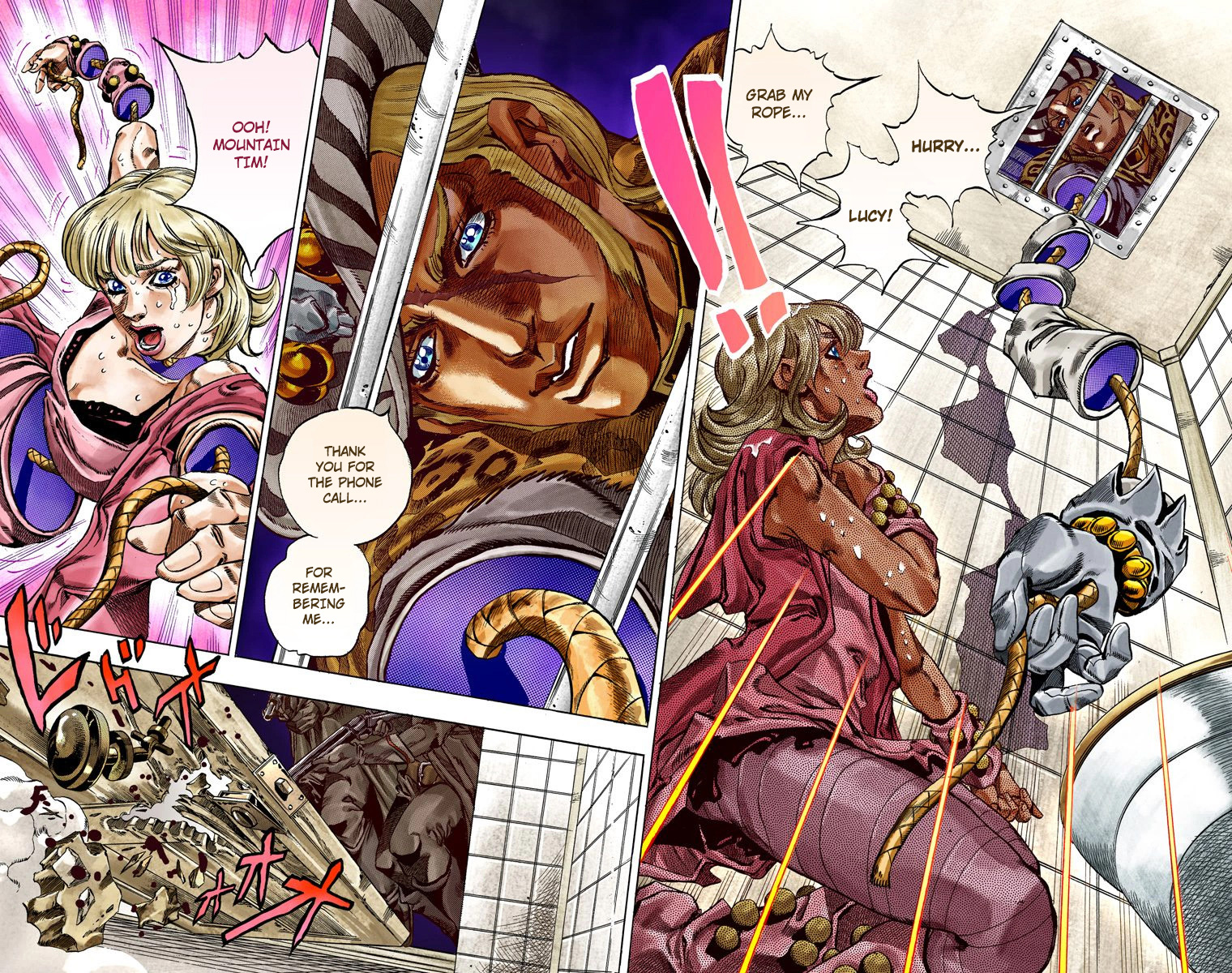 JoJo's Bizarre Adventure Steel Ball Run Colored Manga