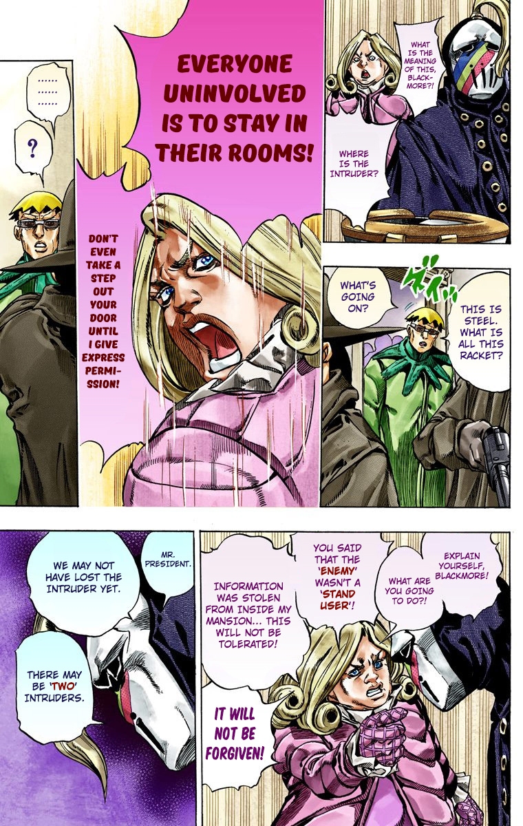 JoJo's Bizarre Adventure Steel Ball Run Colored Manga