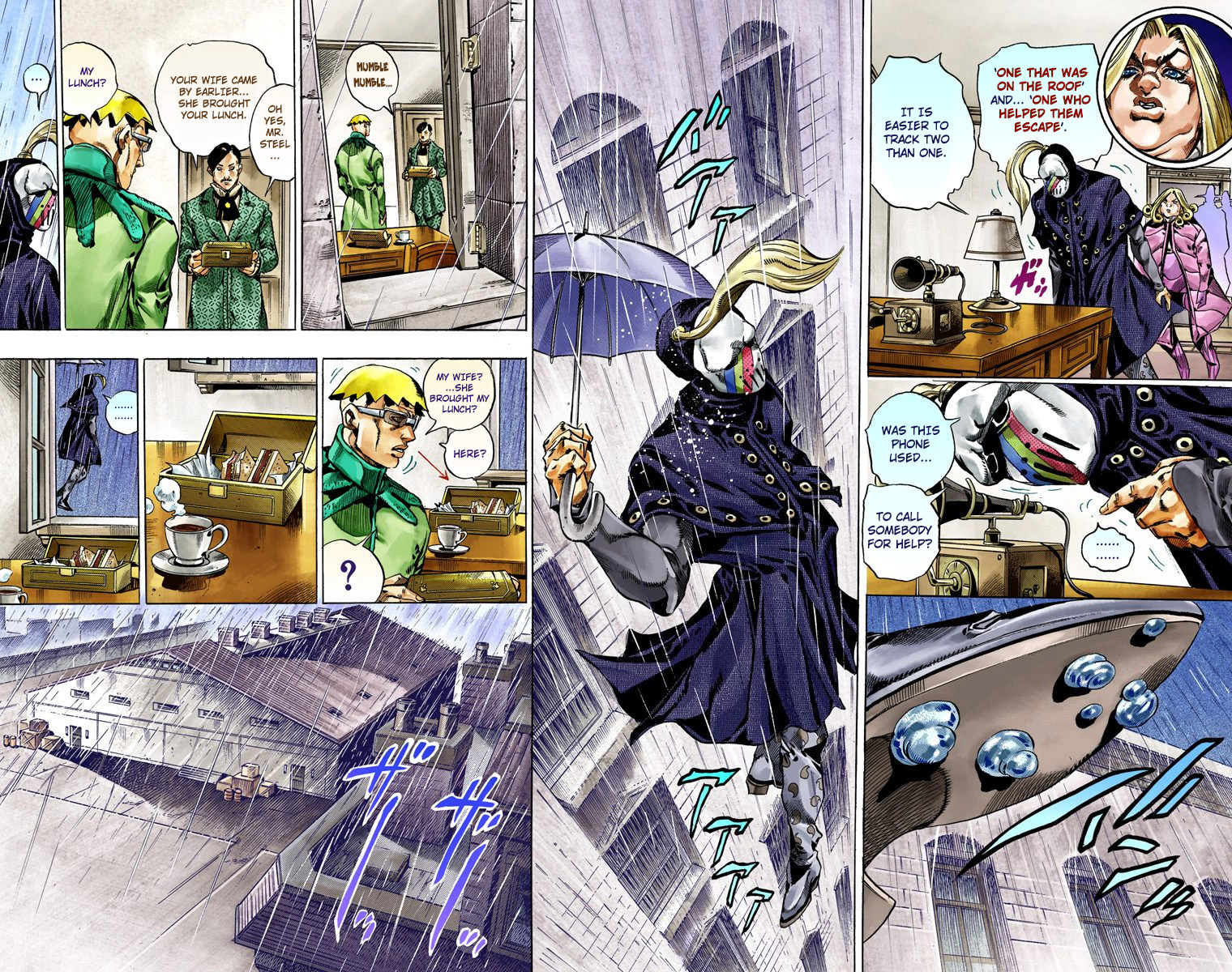 JoJo's Bizarre Adventure Steel Ball Run Colored Manga
