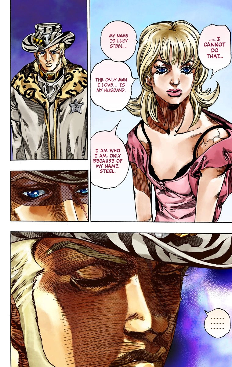 JoJo's Bizarre Adventure Steel Ball Run Colored Manga