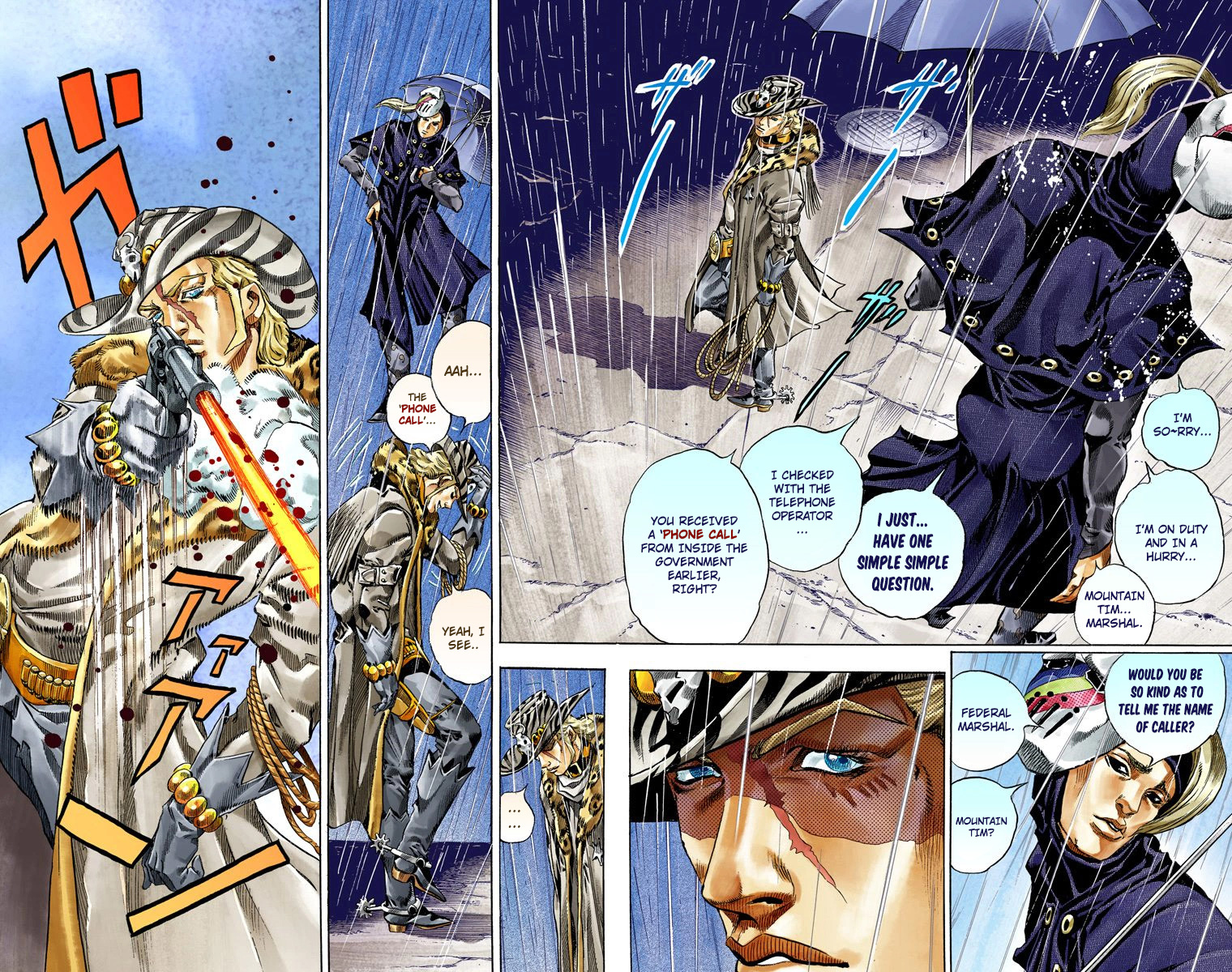 JoJo's Bizarre Adventure Steel Ball Run Colored Manga