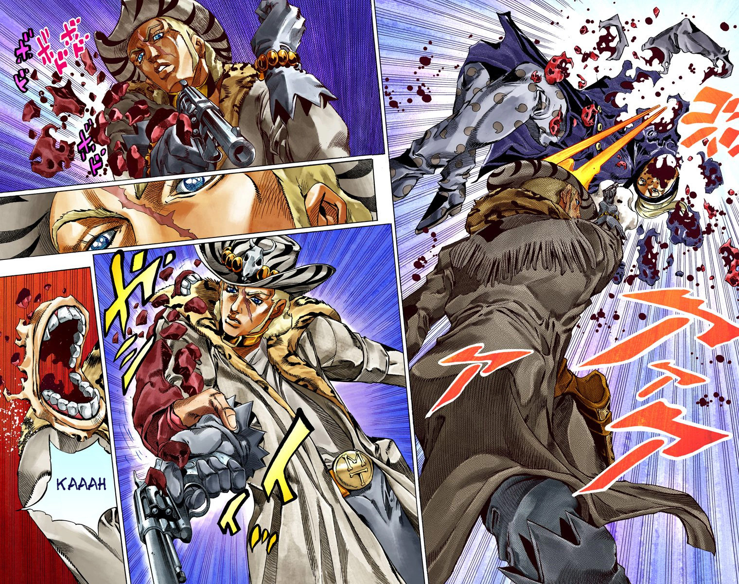 JoJo's Bizarre Adventure Steel Ball Run Colored Manga