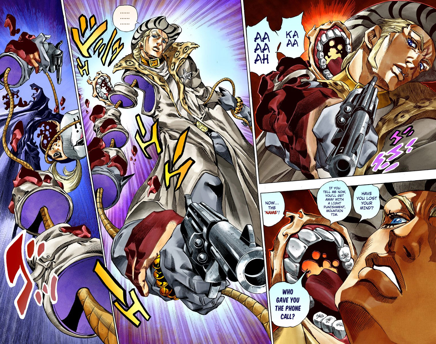 JoJo's Bizarre Adventure Steel Ball Run Colored Manga