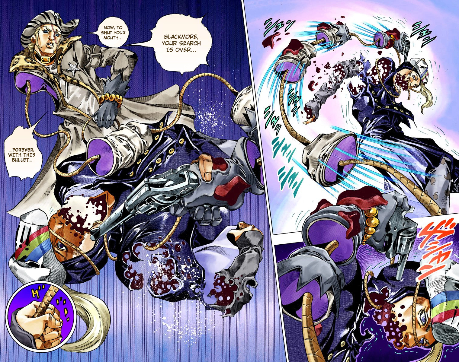 JoJo's Bizarre Adventure Steel Ball Run Colored Manga