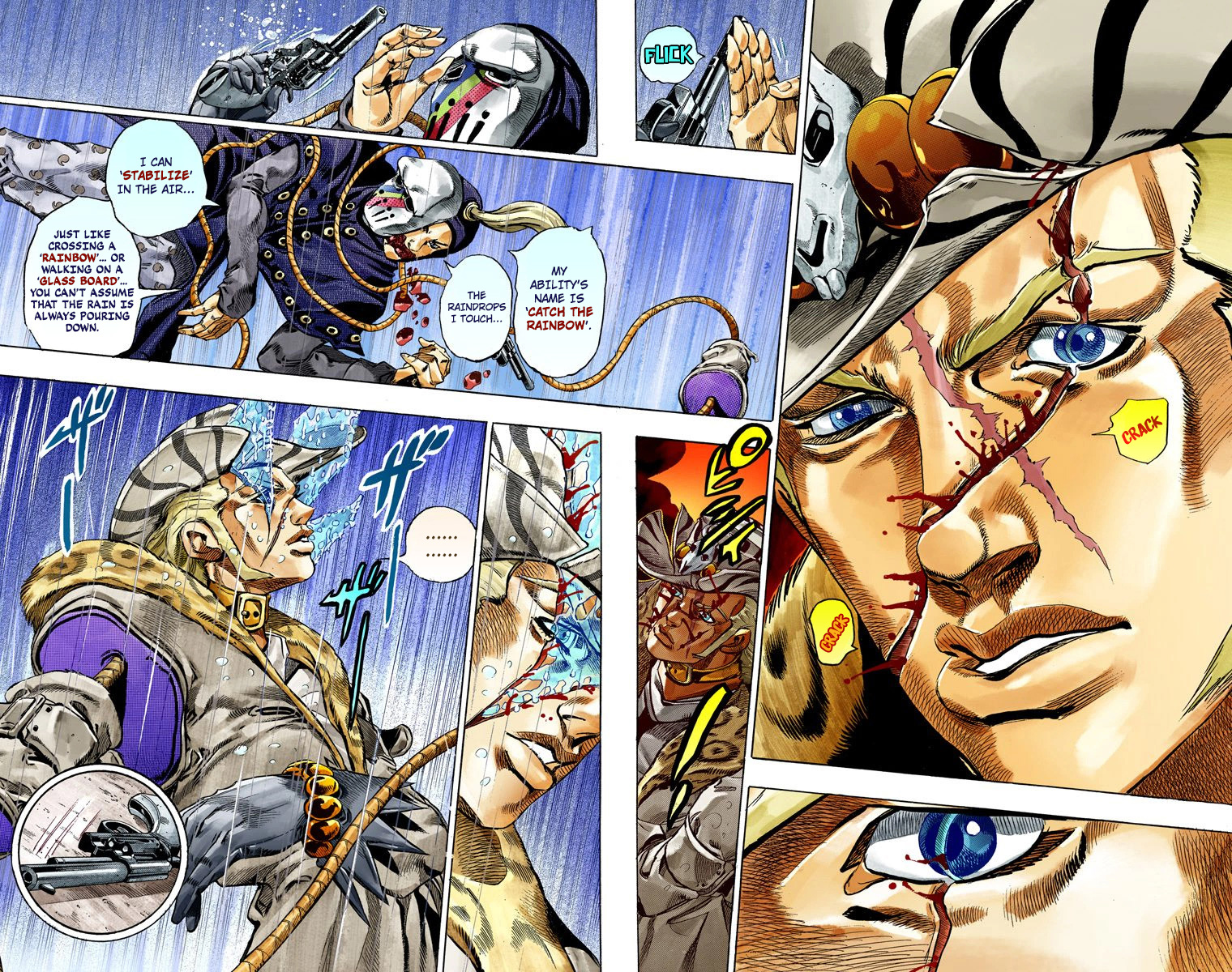 JoJo's Bizarre Adventure Steel Ball Run Colored Manga