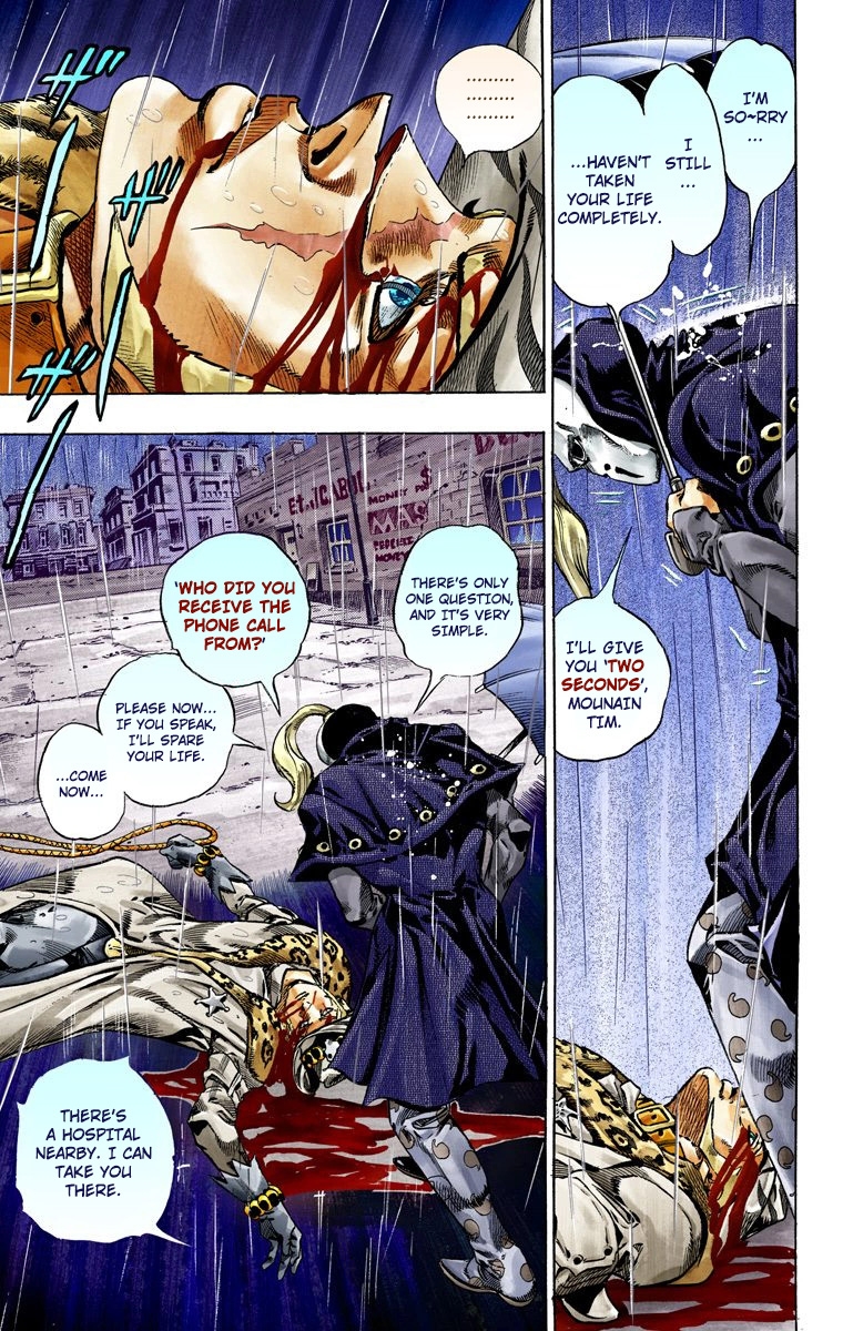 JoJo's Bizarre Adventure Steel Ball Run Colored Manga