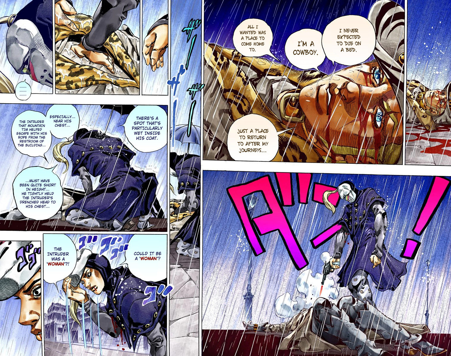 JoJo's Bizarre Adventure Steel Ball Run Colored Manga