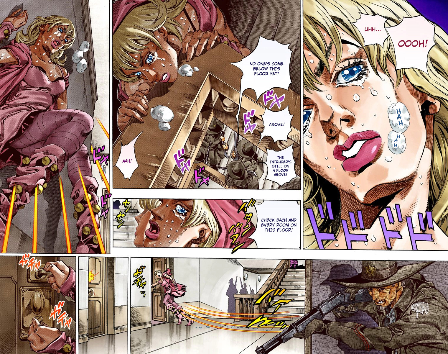 JoJo's Bizarre Adventure Steel Ball Run Colored Manga