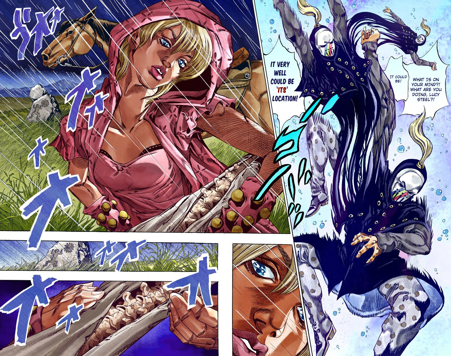 JoJo's Bizarre Adventure Steel Ball Run Colored Manga