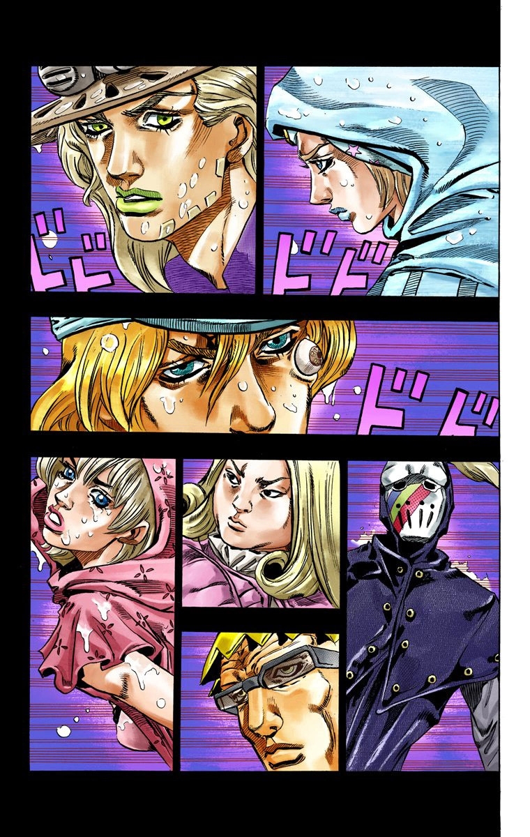 JoJo's Bizarre Adventure Steel Ball Run Colored Manga