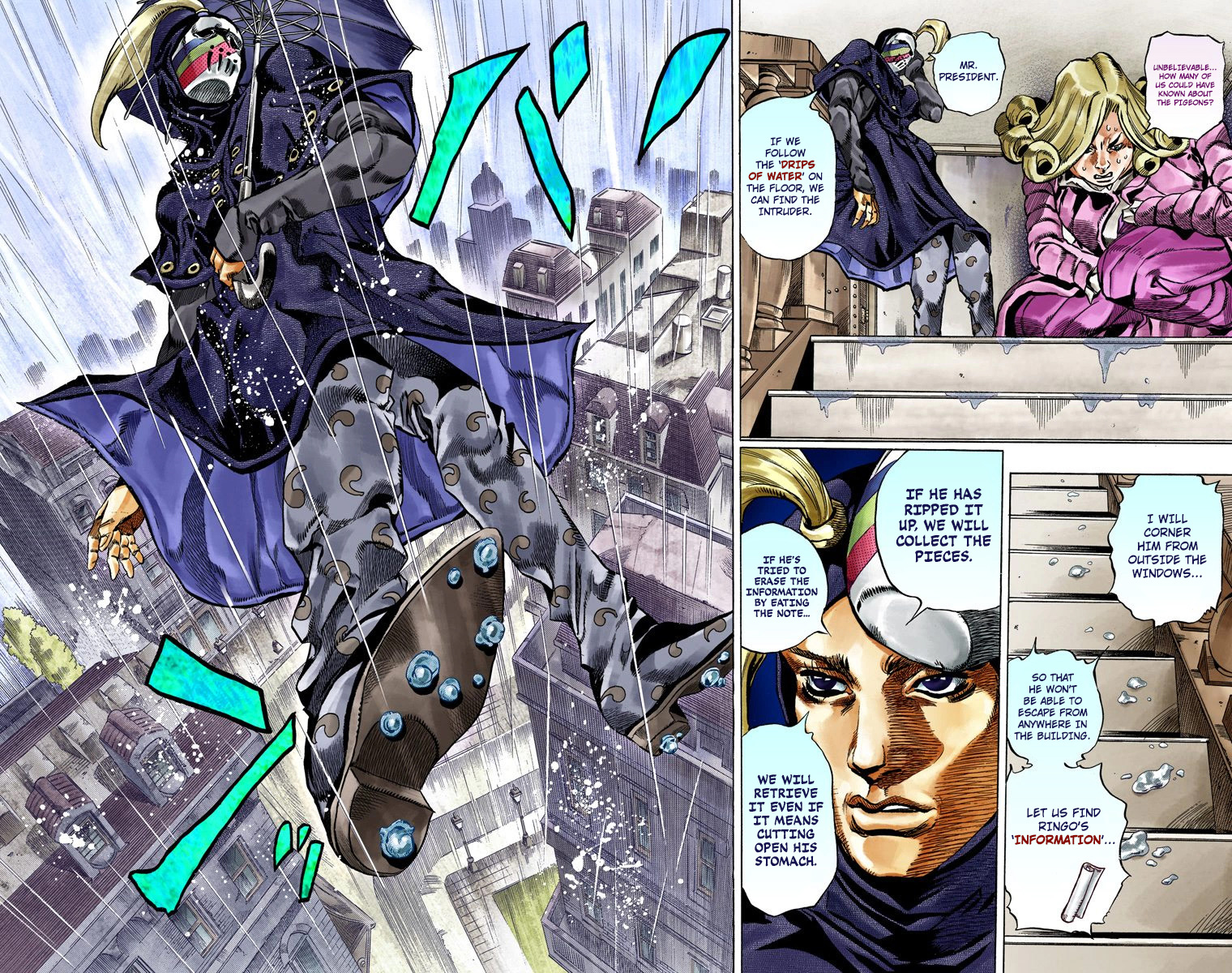 JoJo's Bizarre Adventure Steel Ball Run Colored Manga