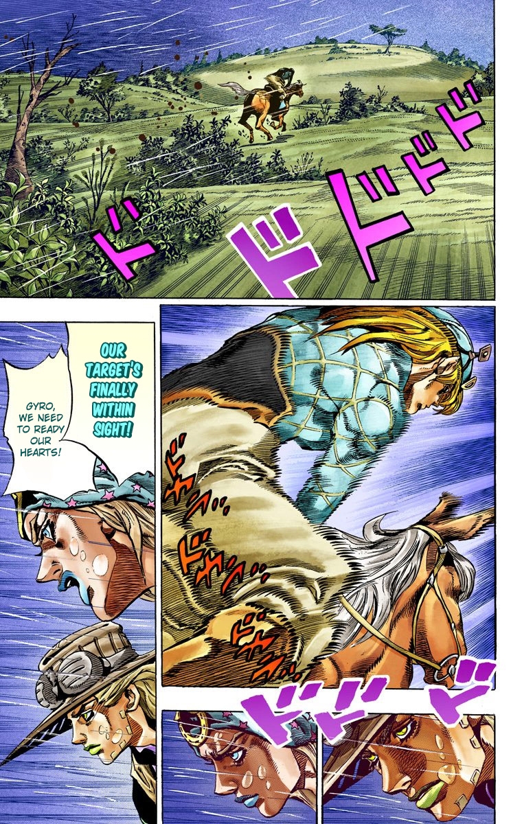 JoJo's Bizarre Adventure Steel Ball Run Colored Manga