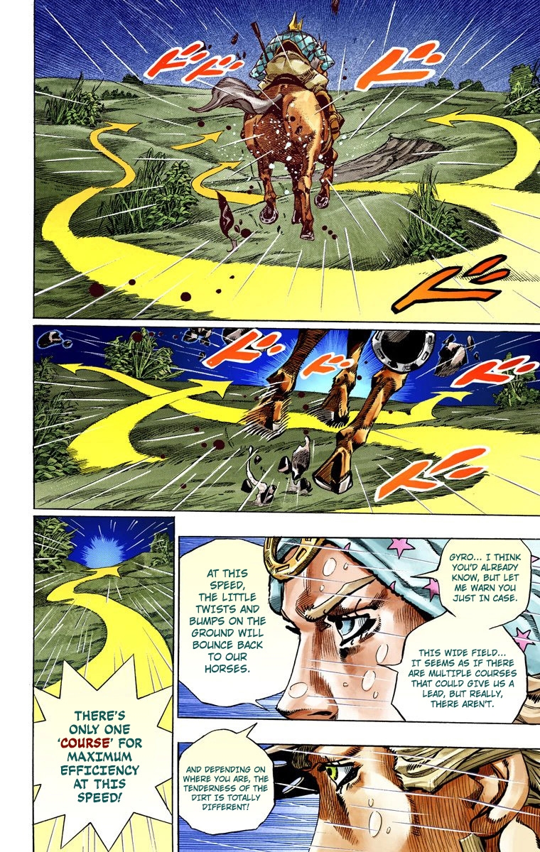 JoJo's Bizarre Adventure Steel Ball Run Colored Manga
