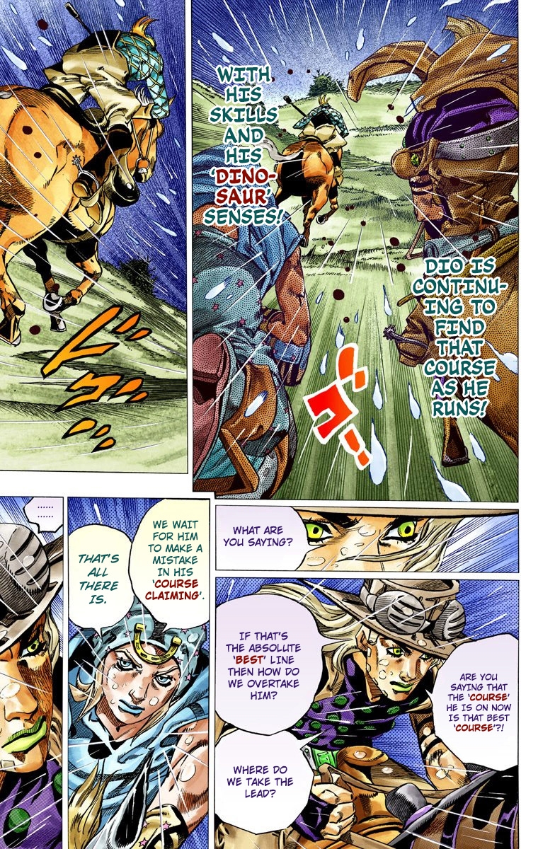JoJo's Bizarre Adventure Steel Ball Run Colored Manga