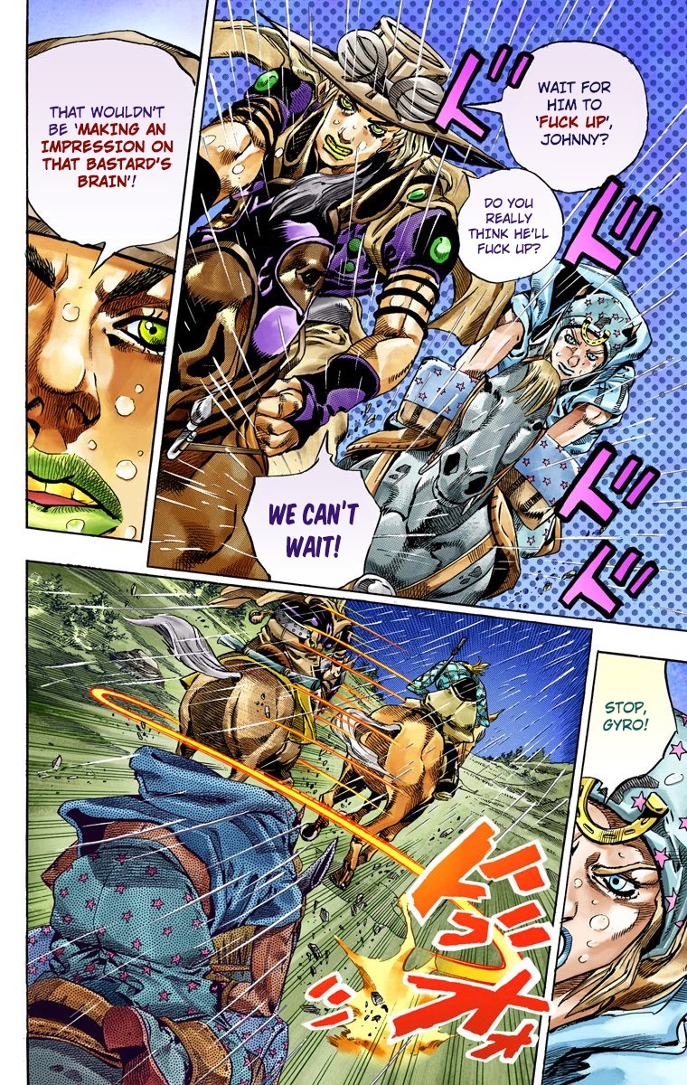 JoJo's Bizarre Adventure Steel Ball Run Colored Manga