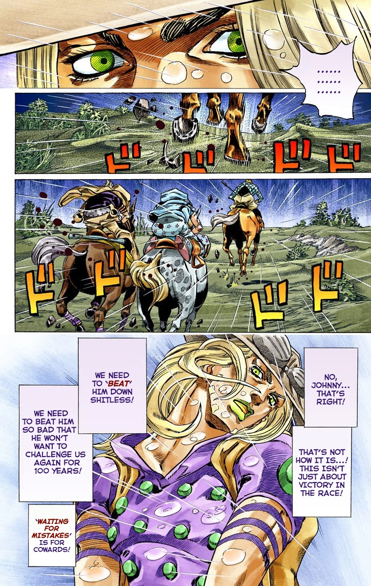 JoJo's Bizarre Adventure Steel Ball Run Colored Manga