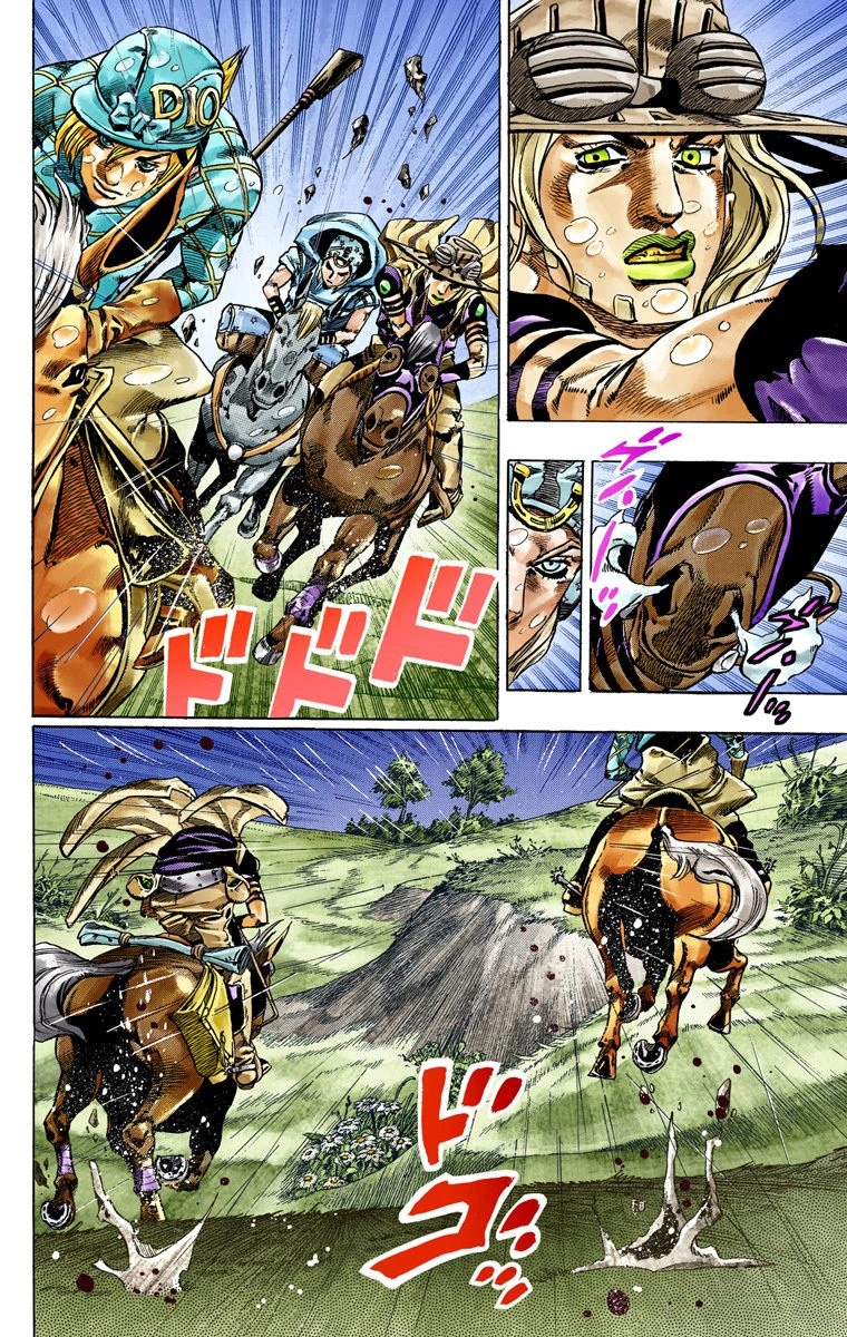 JoJo's Bizarre Adventure Steel Ball Run Colored Manga