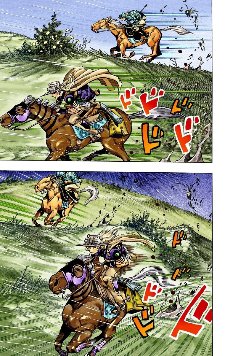 JoJo's Bizarre Adventure Steel Ball Run Colored Manga