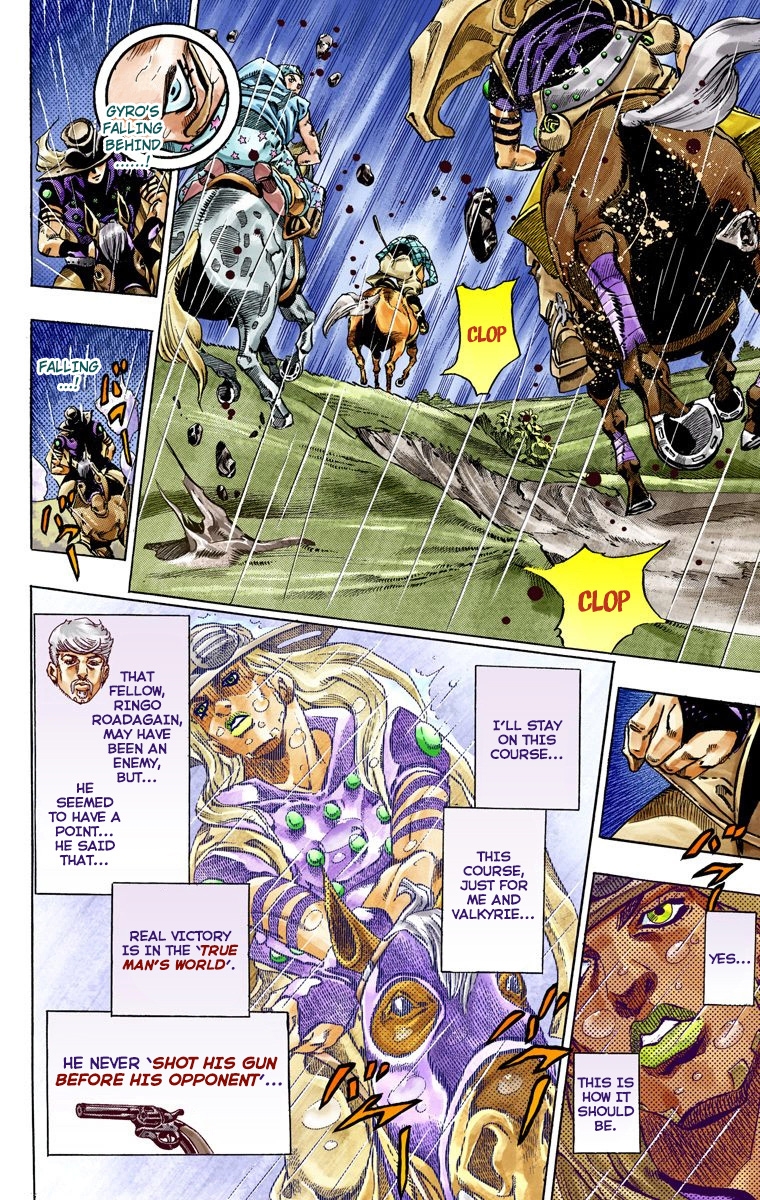 JoJo's Bizarre Adventure Steel Ball Run Colored Manga