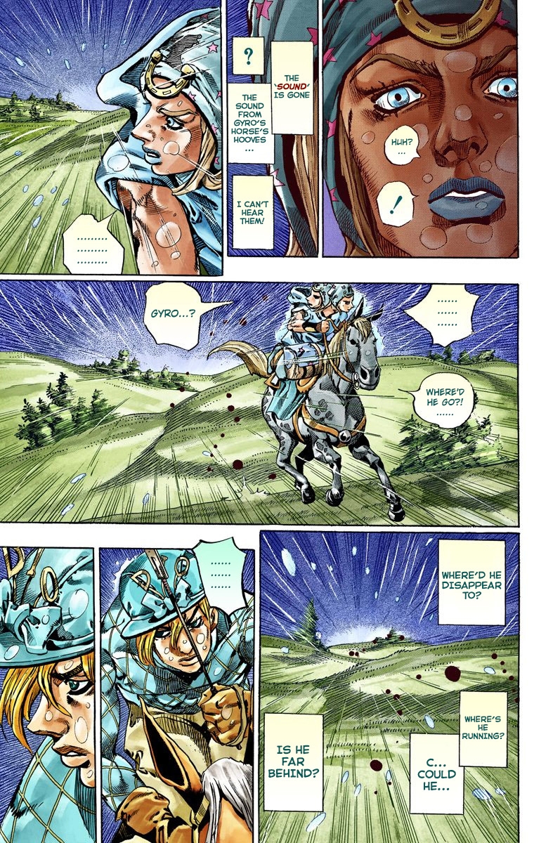JoJo's Bizarre Adventure Steel Ball Run Colored Manga