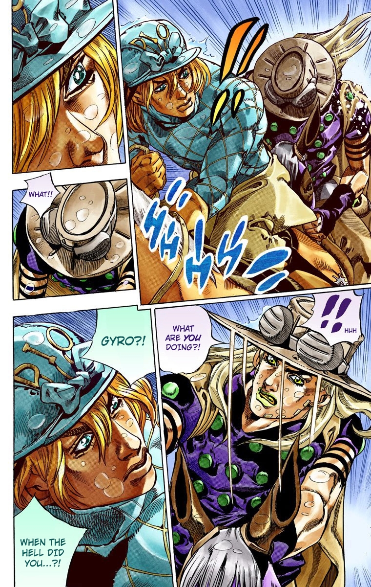 JoJo's Bizarre Adventure Steel Ball Run Colored Manga