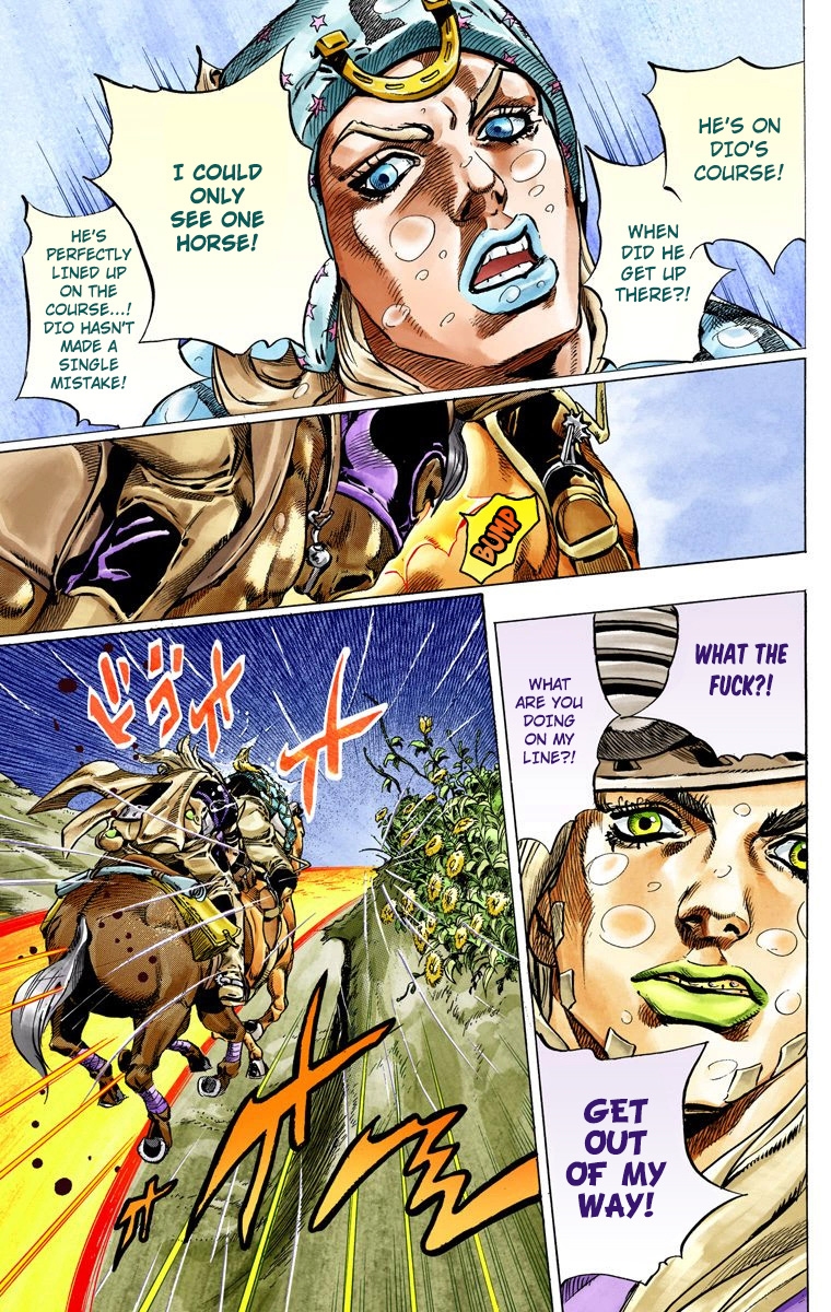 JoJo's Bizarre Adventure Steel Ball Run Colored Manga