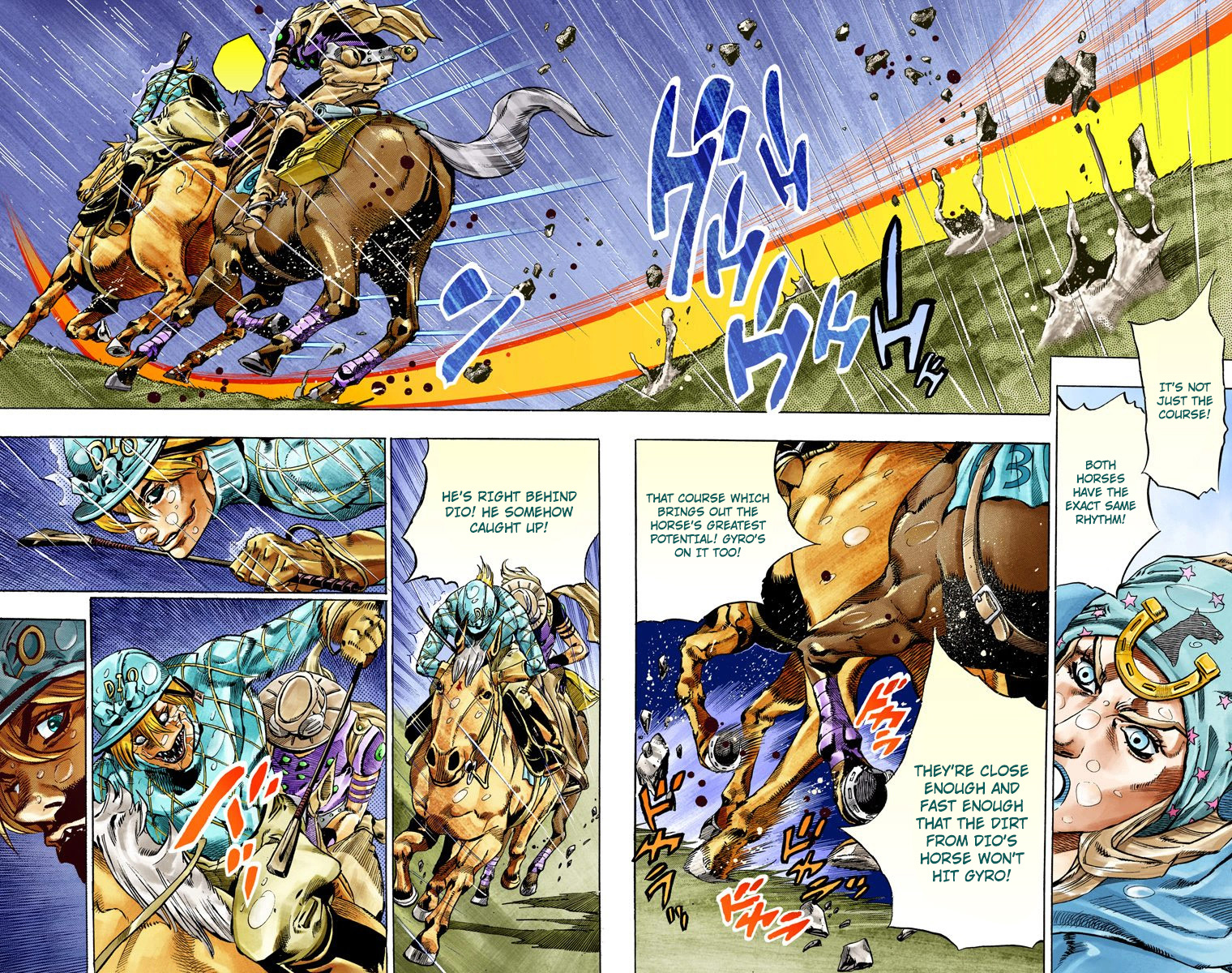 JoJo's Bizarre Adventure Steel Ball Run Colored Manga