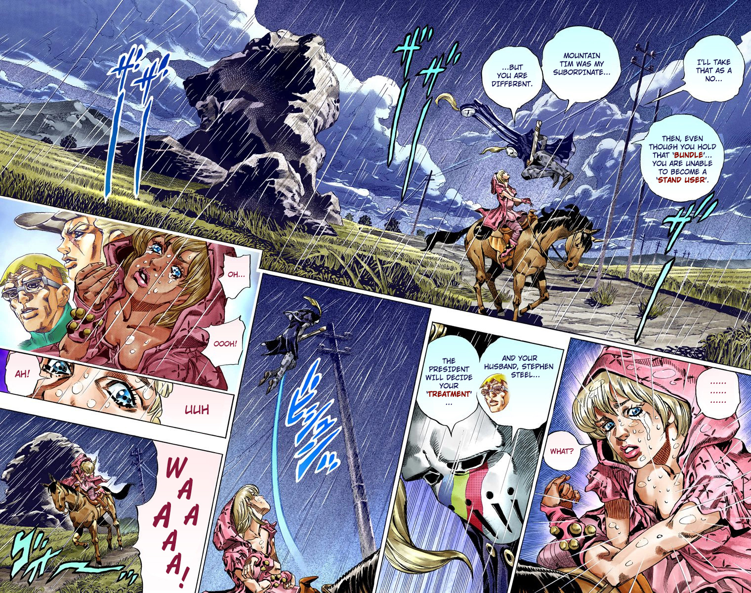 JoJo's Bizarre Adventure Steel Ball Run Colored Manga
