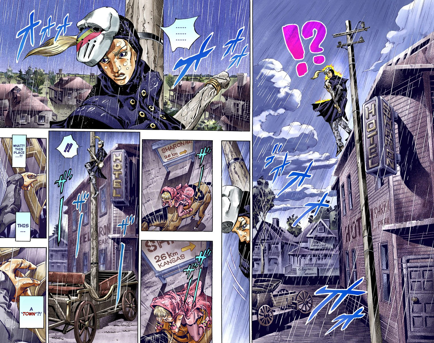 JoJo's Bizarre Adventure Steel Ball Run Colored Manga