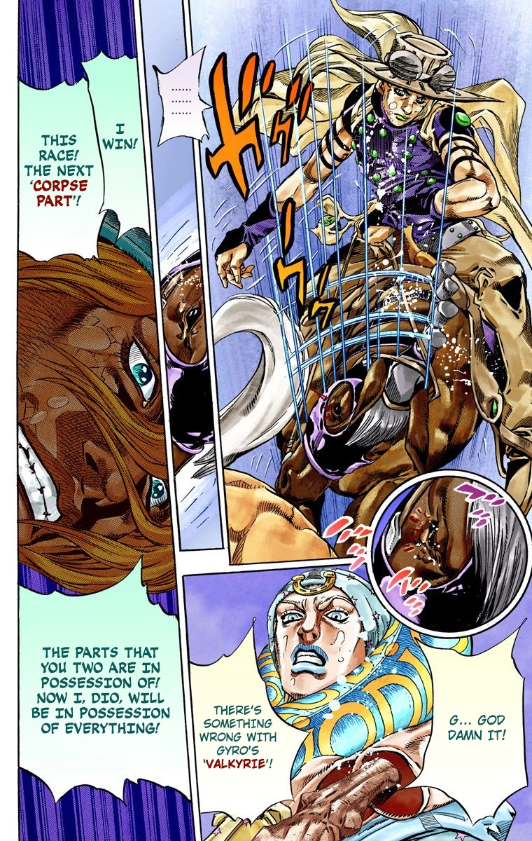 JoJo's Bizarre Adventure Steel Ball Run Colored Manga