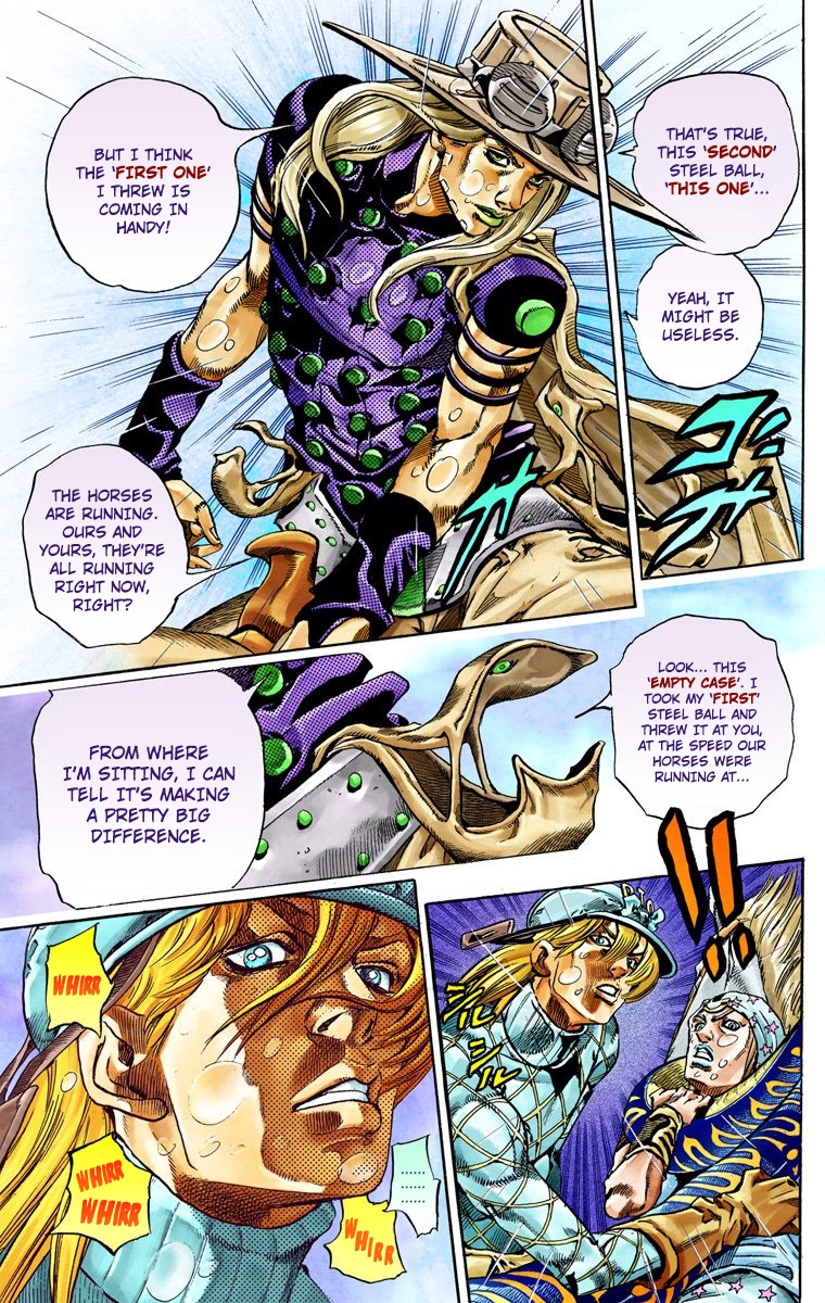 JoJo's Bizarre Adventure Steel Ball Run Colored Manga