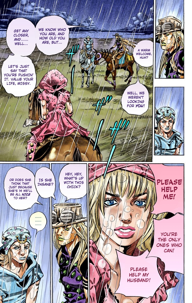 JoJo's Bizarre Adventure Steel Ball Run Colored Manga