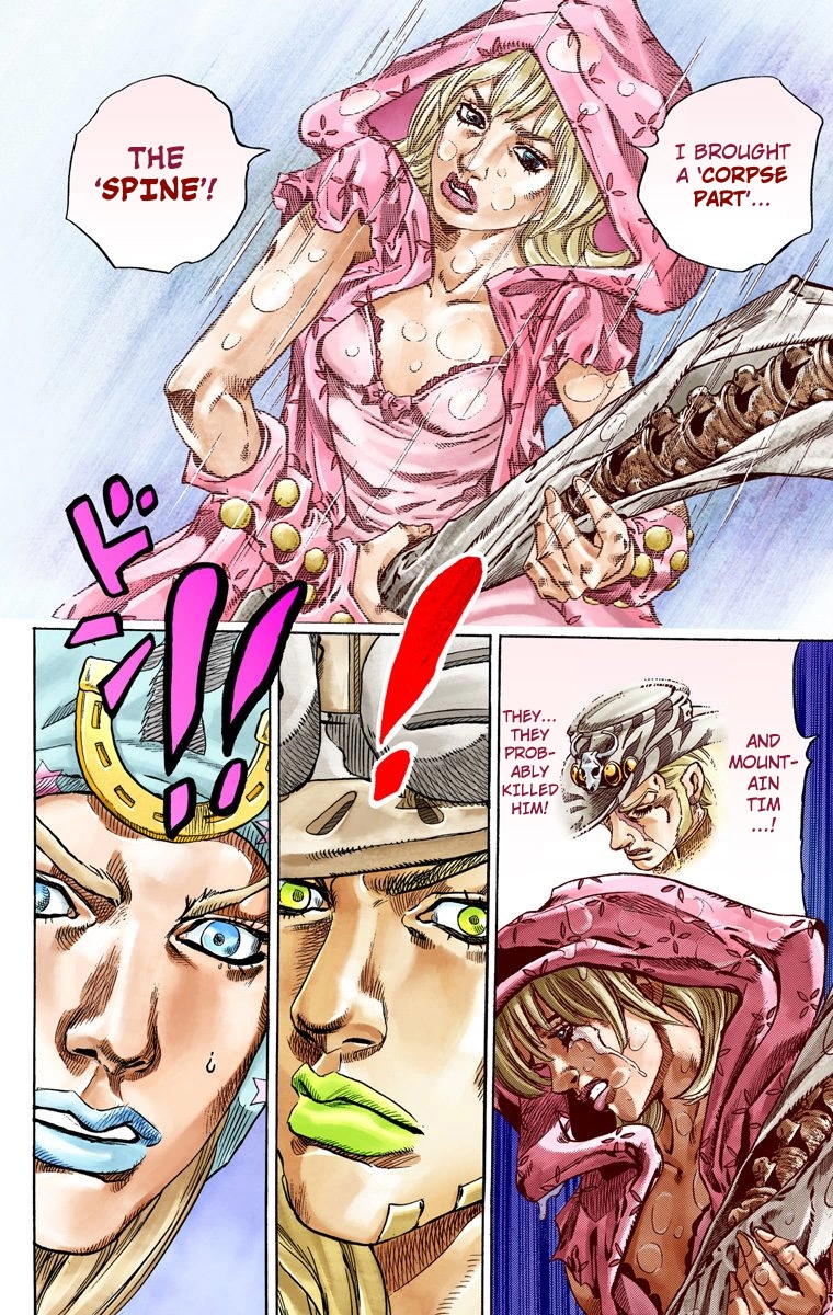 JoJo's Bizarre Adventure Steel Ball Run Colored Manga