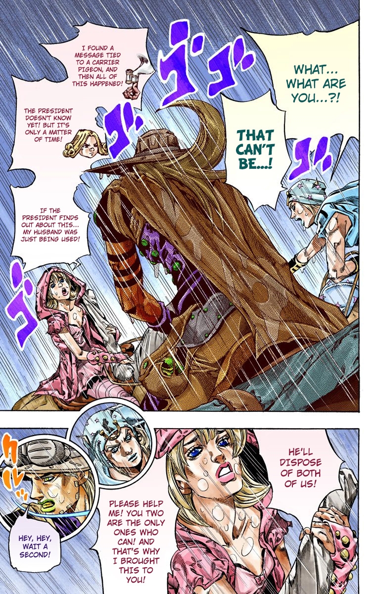 JoJo's Bizarre Adventure Steel Ball Run Colored Manga