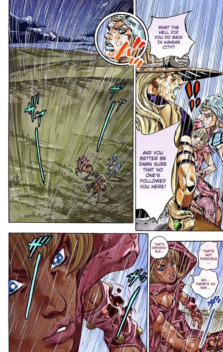 JoJo's Bizarre Adventure Steel Ball Run Colored Manga
