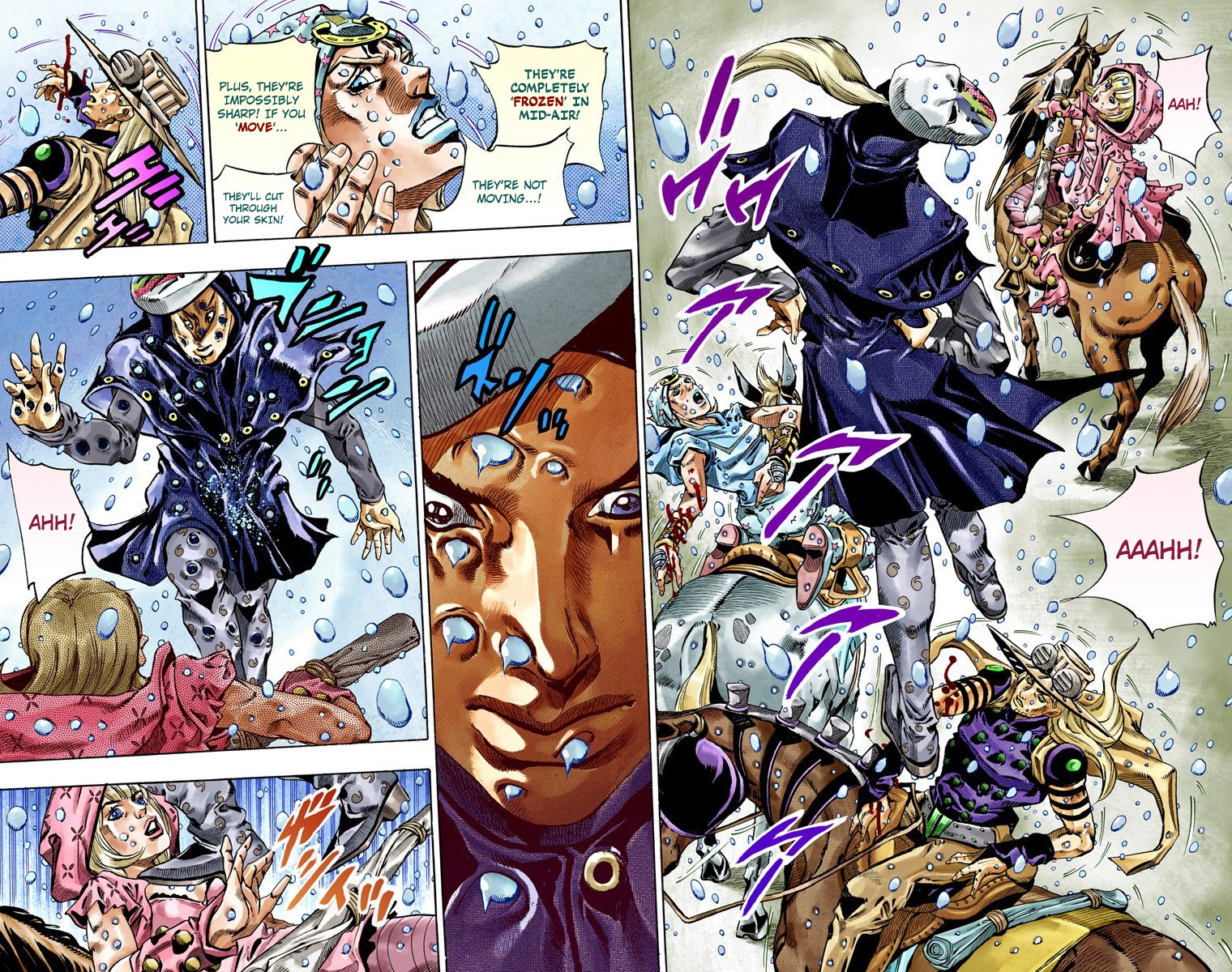 JoJo's Bizarre Adventure Steel Ball Run Colored Manga