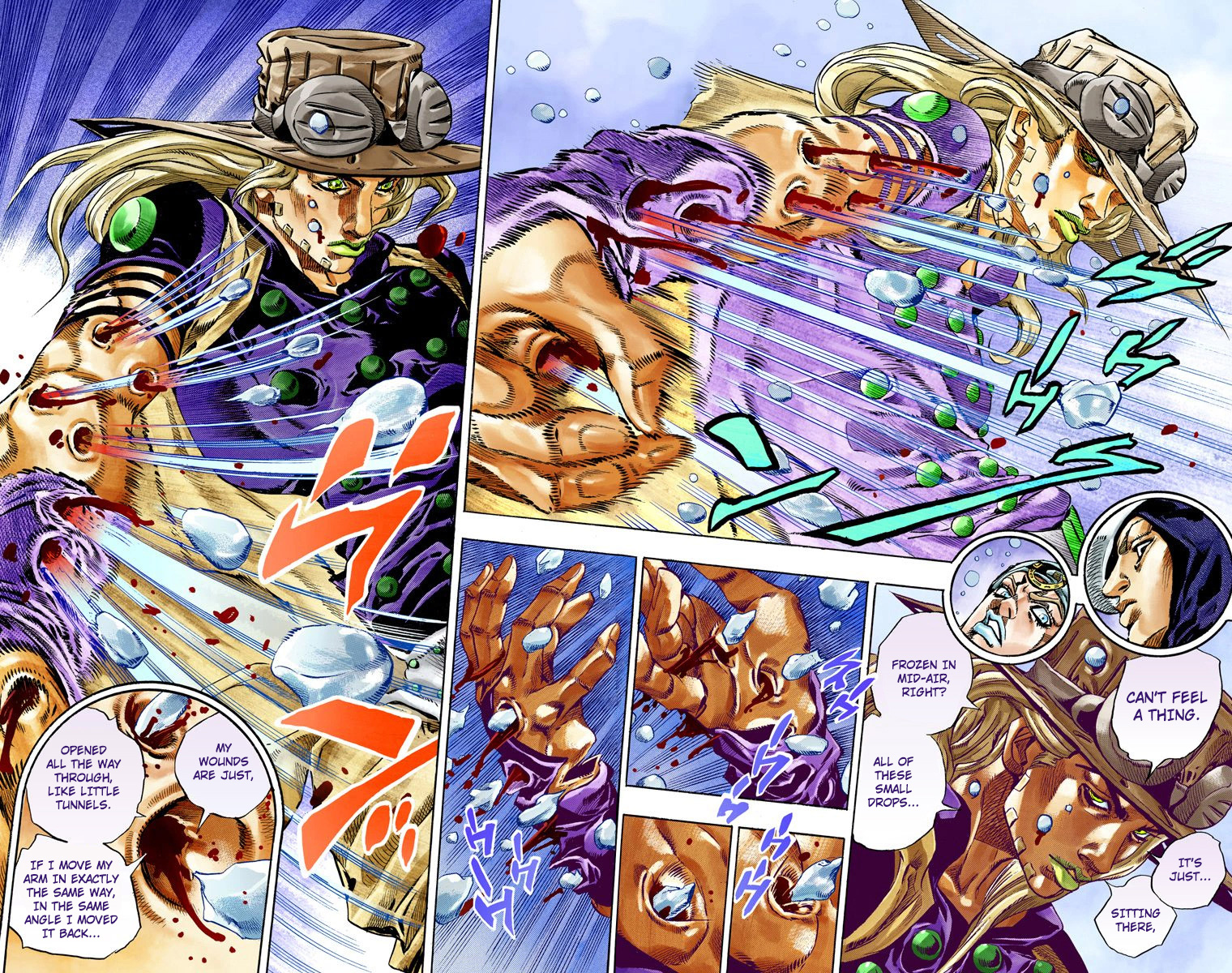 JoJo's Bizarre Adventure Steel Ball Run Colored Manga