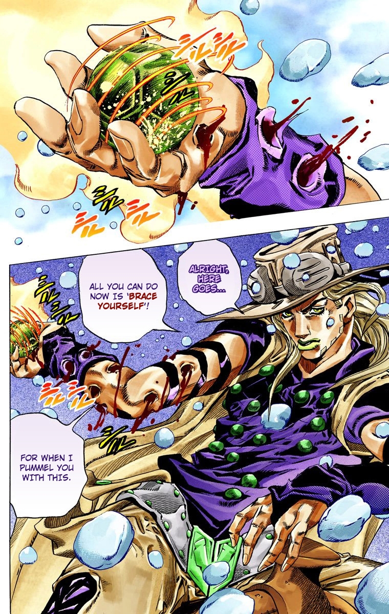 JoJo's Bizarre Adventure Steel Ball Run Colored Manga