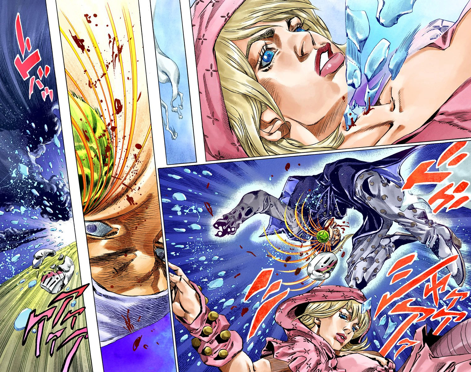 JoJo's Bizarre Adventure Steel Ball Run Colored Manga