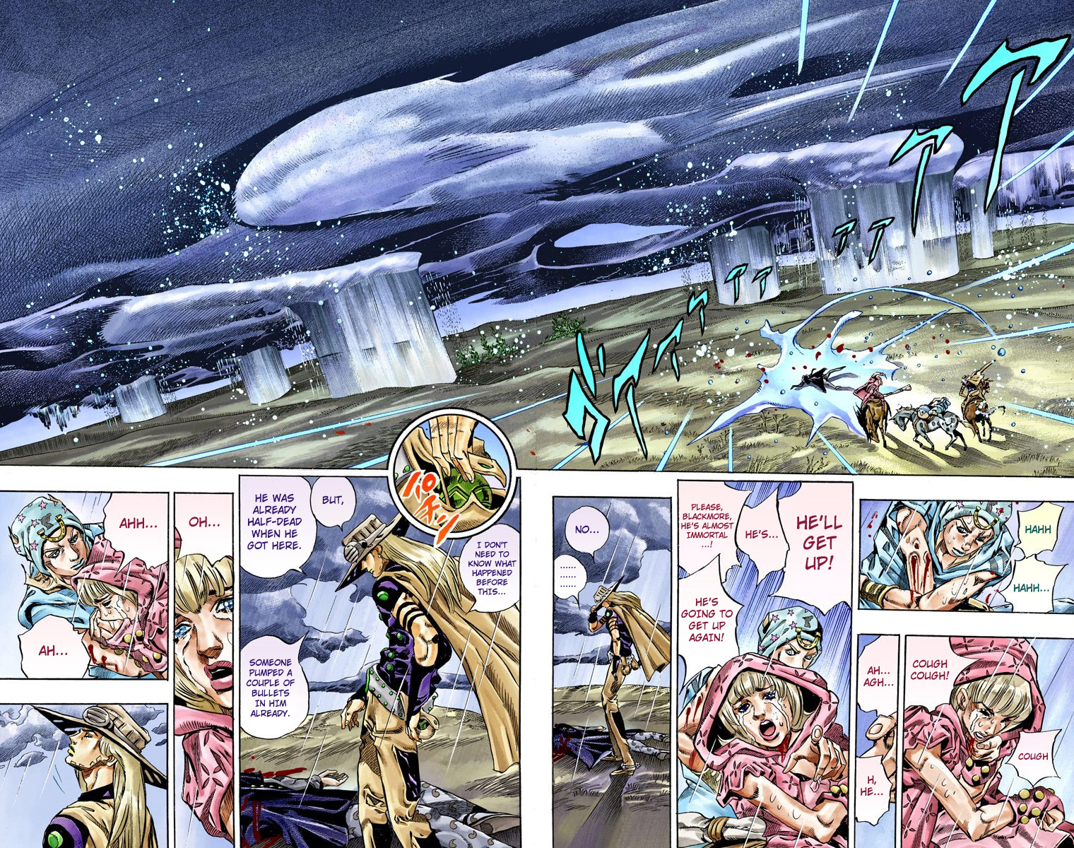 JoJo's Bizarre Adventure Steel Ball Run Colored Manga