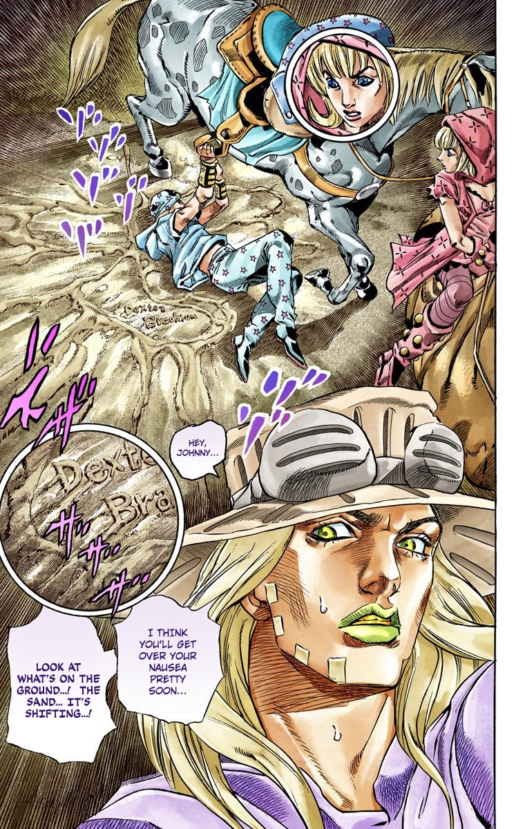 JoJo's Bizarre Adventure Steel Ball Run Colored Manga